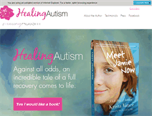 Tablet Screenshot of healingautism.com